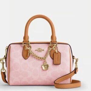 Coach Mini Rowan Powder Pink